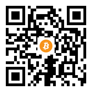 bitcoin:1AS7swYTTyYh8vCcMcBz3n4oAJCarNxoxT black Bitcoin QR code