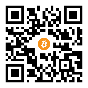 bitcoin:1ASSvRS8XQt8Q8YTCcy88jP8QnvhRcUMkN black Bitcoin QR code
