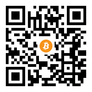 bitcoin:1ATBpoZ41qrTM9oPGz2ULHfTgGDHC5yw4U black Bitcoin QR code