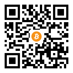 bitcoin:1ATCxJhSF4pstaDHwBCq1t1iAd51PG9oe8 black Bitcoin QR code