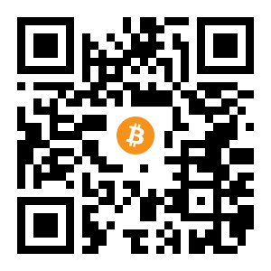 bitcoin:1AU6JVmJTwtjMZgrKxmFFb5jvmZWKZu7Xr black Bitcoin QR code