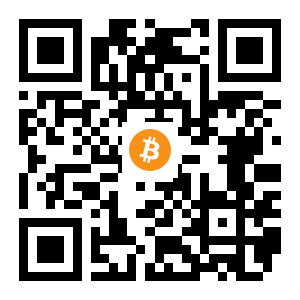 bitcoin:1AUKbxe3La1uU2Tr2aFBNRmCj9AwNFq8gH black Bitcoin QR code