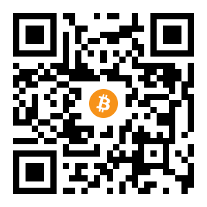 bitcoin:1AUn89NqTwqQbGUTUndqVo1ETJvfvWkjQr black Bitcoin QR code