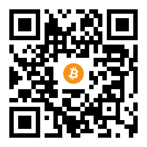 bitcoin:1AVitj1gJtsvVTGWxWBeYKsD6PHJvEci7V black Bitcoin QR code