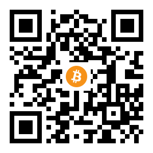 bitcoin:1AWabcN1aN7xYB1JTzQSGoXk9KWT94dAXN black Bitcoin QR code