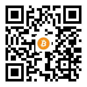 bitcoin:1AXJdqr1Ry9Sp5iSk49aPtaTYkwmxMDZky black Bitcoin QR code