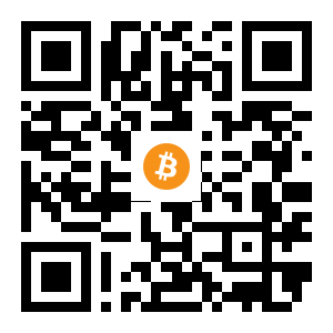 bitcoin:1AZX9yVoDTUoYxG3796uCYdEgUvA8C8qKT black Bitcoin QR code