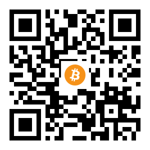 bitcoin:1AZhJeokT5hjZk95y9rGeJsMtczMQ2365z black Bitcoin QR code