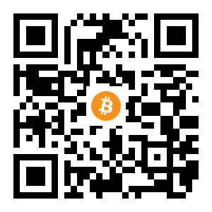 bitcoin:1AZvwJej7aZZavS7NFqAUyESqhsW3Ymmun black Bitcoin QR code