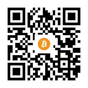 bitcoin:1AaYMJe3rWYVidPyiTUhaeD5WVdT5k2d62 black Bitcoin QR code
