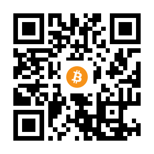 bitcoin:1AbddvuZRuDPhcJktJUvZXkgdVnJ1xzrpq black Bitcoin QR code