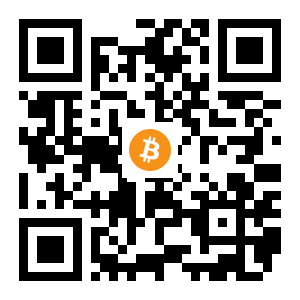 bitcoin:1AbnGYd5bGrVwinPsP2oMAKQtAdhYaqQiB black Bitcoin QR code