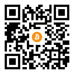bitcoin:1Ac6fUJ2Uw4cdXu3YFjCsSqnQGRb7KW1Ec black Bitcoin QR code