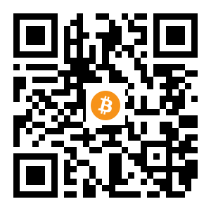 bitcoin:1AcDNBCFAh69f3HGfy8trZ1Bp1pr69odpK black Bitcoin QR code