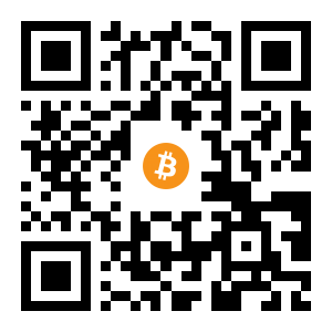 bitcoin:1AcH9qgSoeLXDyKQEETKdMtodzKHtxeQeK black Bitcoin QR code
