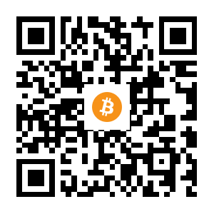 bitcoin:1AcLwCwmXMdsTC7MaZnNaRnXGgDfE41FpH black Bitcoin QR code