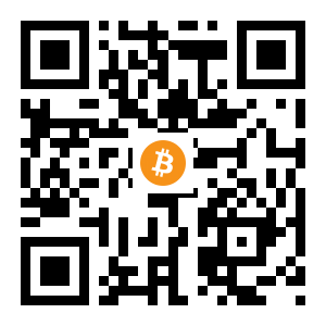 bitcoin:1AcpP8rNHAKKdxFZ3GSZAHXuckNSM47Zt5 black Bitcoin QR code