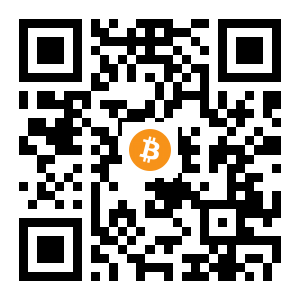 bitcoin:1AczFxx2eYahV31er427sFAAiQUW87Rsbh black Bitcoin QR code