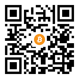 bitcoin:1AeRinentZC4r2NrFWoNyWgSUjAvpcp3ek black Bitcoin QR code