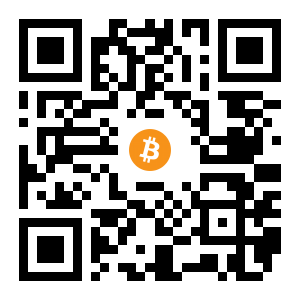 bitcoin:1AeYUfeC8KE7dEaa9UQg4uLfFD8evMmi68 black Bitcoin QR code
