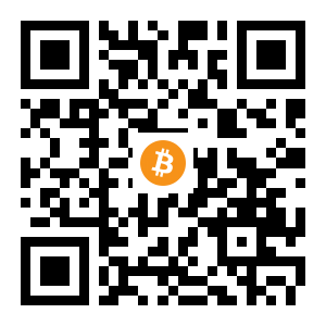 bitcoin:1AecMNXDo3tTjMPin9p5Y4jB2afJcW7Rsc black Bitcoin QR code