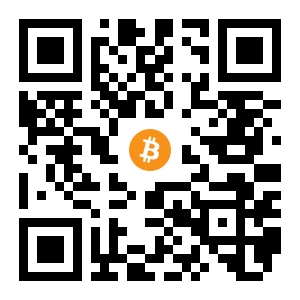 bitcoin:1AfTLkY5ejrHnYdUQXskrzFaYJxYBo4jyD black Bitcoin QR code