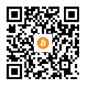bitcoin:1AfXLaJUZoAjq9LNgc7CArPH8e1dnCNpmx black Bitcoin QR code