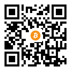 bitcoin:1AfpdYWdUGYmtyXgczZM3QyV45CfPvDq2D black Bitcoin QR code