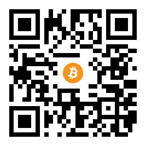 bitcoin:1AgViaUEBuGVvbiqqEh1b9ErGPWrGPa94P black Bitcoin QR code