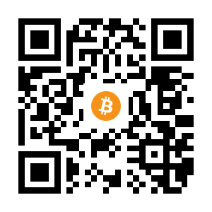 bitcoin:1AguxP47dRmXri24GHJDDMjf5JniLSEcax black Bitcoin QR code