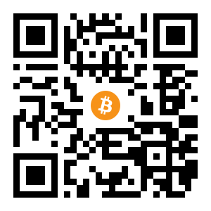 bitcoin:1AgwWPa7jseF9eT7s52Cy1K38gv6virggt black Bitcoin QR code