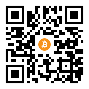 bitcoin:1AgxQxuL5LocCaBRNcEu4ipFeg2huP5QBR black Bitcoin QR code
