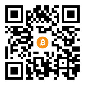 bitcoin:1Agxs54uoTV3CrpvxPXwmMUo2LKGKzoqHu black Bitcoin QR code