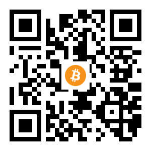bitcoin:1AgyFRYJdcQ2DjDieyAUqiCrMXk24mFr49 black Bitcoin QR code