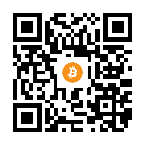 bitcoin:1AgzZsK2GamQsC9xjhxAaS3aKgWi13bwQM black Bitcoin QR code