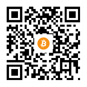 bitcoin:1AhgosKBKEvaTHKdbyBY6jevKFL2zVYo84 black Bitcoin QR code
