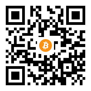 bitcoin:1AiRGLrgVdp7NvjvUvZKn2RgUZxaHYfQ8s black Bitcoin QR code