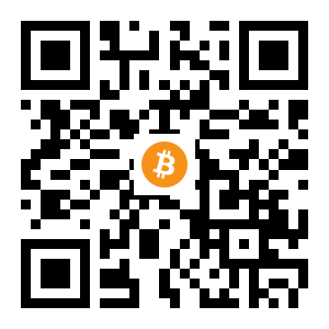 bitcoin:1Aj52DZvqUUkPfHQ5vL7inGynR7ieNC7To black Bitcoin QR code
