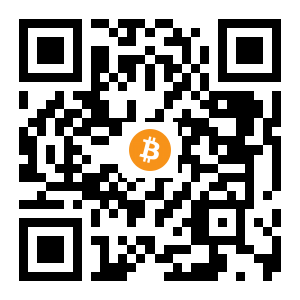bitcoin:1AjNwMnq8APXnFF9p6CcTrGQQsvuFifwqd black Bitcoin QR code
