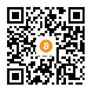 bitcoin:1AkeMbdSCbCSPsTbE34aFJ4E29RfJ9Wkiw black Bitcoin QR code