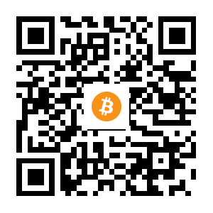 bitcoin:1Am4Fztk2BMWruX13gNxhZRw7C2bxq2GM3 black Bitcoin QR code