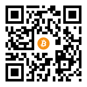 bitcoin:1AmTdNSVG7xkCxgZmdNBg2Ha9YEeh4JVKA black Bitcoin QR code
