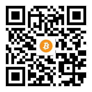 bitcoin:1Ant3EkUXdH37Z41Aznm1GujePserK39ve black Bitcoin QR code