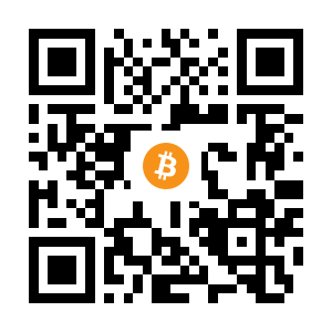 bitcoin:1AoP5EX1pzjXxL7gmhv9cSd5ZFGYZ4D23K black Bitcoin QR code