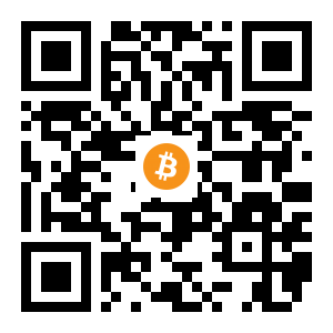 bitcoin:1AoqPHrCJvgwmb4ff9ALeSux3TkmeGkFYt black Bitcoin QR code