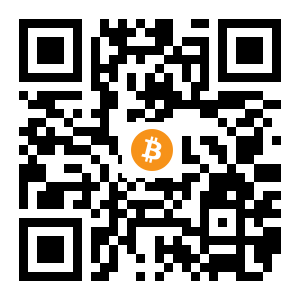 bitcoin:1ApCgnMfF1M2BFhy6hFFbxFtoSMn2GnvsA black Bitcoin QR code