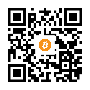 bitcoin:1ApjMJcrseEzYKQy3E2JAPHGnwji78TPz9 black Bitcoin QR code