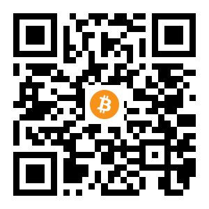 bitcoin:1AqBLrCiqDYWwrWECvMVpEimtVHWuPBLxp black Bitcoin QR code