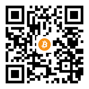 bitcoin:1AqYpuEg7EGZ2TgF9F4L4LUcqLkYcLXpCn black Bitcoin QR code