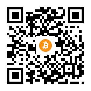 bitcoin:1AqvVx2gAWDvFjCBXyt7ZAEf6SMAqr7KvA black Bitcoin QR code